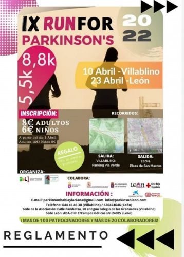 LAS ASOCIACIONES DE PARKINSON LEON Y PARKINSON BABIA LACIANA ORGANIZAN CARRERA SOLIDARIA